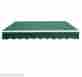 01-0135 Outsunny 6.6x8.2 Retractable Window Awning Sun Shade Shelter Canopy Green 046655320049