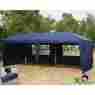 01-0651 Outsunny Easy Pop Up Canopy Party Tent 10 X 20 Ft Navy Blue 4 Removable Sidewall 799932987038
