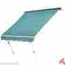 01-0694 Outsunny 6ft Window Awning Outdoor Sun Shade Shelter Retractable Canopy Green 046655319739