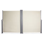 014-hg-aw200-bi The Everymart Patio Retractable Side Awning Sun Shade Windproof Double
