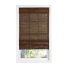 0215498 Radiance Havana Woven Wood Bamboo Roman Shade With 048037154983