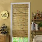 0243471 Radiance Kona Woven Wood Bamboo Roman Shade With 048037434719