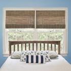 0259670 Home Decorators Collection Flatweave Bamboo Roman Shade Actual 048037596707