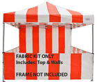 034009901 Impact Canopy Carnival Fabric Kit For Replacement Top Sidewalls