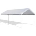 0663647802620 Canopy Tent Large Domain Carport White Feet Water