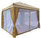 070018130 Impact Canopy Gazebo Outdoor Patio Backyard Tent Mosquito Netting Party