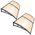 07awn001-4080-1006-2 Apluschoice Window Door Awning Sun Shade Canopy Pc 657258019898