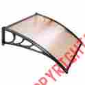 07awn002-pc4036 Yescom 40 Window Door Awning Sun Shade Canopy Hollow Sheet Uv Rain Snow Protection