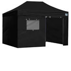 0812pbk Eurmax Pop Up Canopy Black Wedding Tent Gazebo 990412769612