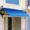 Er2442-10bb 10-feet N A Awntech Dallas Retro Window Entry Awning 24 By 42 Bright Blue