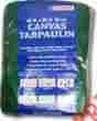 K-ct0810g 10-ft Intex Supply Co 8 X Hunter Green Canvas Tarp 019736081009