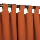 108 Curtains Rust Sunbrella . 54 Curtain Tabs Outdoor