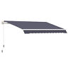 840150db 10foot X 8foot Patio Awning Canopy Retractable Deck Door Outdoor Sun Shade Shelter