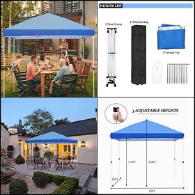 10footx10foot Pop Up Canopy Instant-easy Setup Outdoor Tent&waterproof