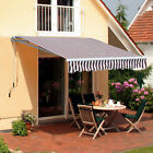 Us840-150v01cf0141 10footx8foot Retractable Sun Shade Patio Window Awning Polyester Fabric