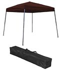 10ftslant-coffee Trademark Innovations Lightweight And Portable Slant Leg Canopy 638888633142