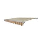 10ftx 10 8ft Aleko Retractable Yellow 8 Multistrepe Awning Patio