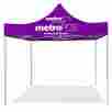 10m1010002 Lookourway Metro Pcs 10ft X Pop Up Tent With Purple Canopy Top 712641434051