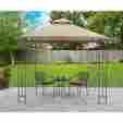 Gaz-201500 10x10 Mainstaiys Mainstays Toni Gazebo Awning Patio Shade Cover Poolside Canopy Back Yard