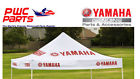 10x10 Gcr-white-tenttop Yamaha Shade Tent Top Only White W Red Logo New Outboard Mx Waverunner