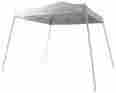Xlp-598 10x10 Sunnydaze Decor Quick Up Canopy Top Feet Ground Slant Leg White Outdoor Portable 815008020598