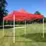 07can001-1010-02 10x10ft Yescom Ez Pop Up Wedding Tent Patio Folding Gazebo Red Canopy Sun Shade Shelter 637509417055