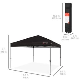 Sky5763 10x10ft Easy Setup Pop Up Canopy Instant Portable Tent With 1