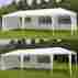 G114-2 10x30 Strong Camel Bbq Gazebo Pavilion Canopy Wedding Party Tent White Outdoor Event W 4 Side 0008568786657