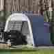 Sl77803 10x8x8 Shelter Logic Round Style Gray Cover 4435992000008