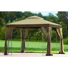 110109215 Sunjoy Replacement Mosquito Netting For Callaway Gazebo Dark 841057133279