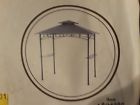 L-gg001pst-h 110109272 Sunjoy Replacement Brown Canopy Cover For Grill Gazebo