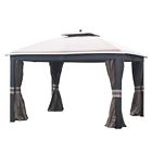 110109311 Sunjoy Replacement Curtain For Wicker Gazebo 841057134054