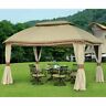 110109526 Sunjoy Replacement Curtain For Domed Gazebo Stripe 841057152737