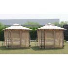 110109557 Sunjoy Replacement Mosquito Netting For Gazebo Sesame 841057152997