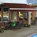 120in Dm12-170-bpin Awntech 12ft Destin Lx W Hood Manual Retractable Acrylic Awning Projection Burgun 731478901932