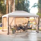13586 Patio Gazebo Outdoor Shade Pergola Sturdy Durable Cabin 014146113586