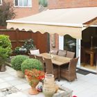 13810 Outdoor Shade Manual Retractable Patio Awning Sun Canopy 696688213810
