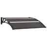 144823 Vidaxl Door Canopy Black Pc 719883564593