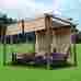 07pcp002-15x4fb01-2 15.5x4 Yescom 2 Pcs Ft Canopy Cover Replacement With Valance For Pergola Structu