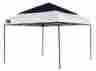 157473 Bravo Sports Canopy Aero Mesh Weekender White Metallic 10 X 10-ft