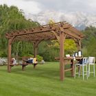 1706521 Backyard Discovery Oasis Pergola Cedar