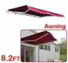 17380 Best Manual Retractable Awning 8x 7 Sun Shade Patio Canopy Window Door New Red 717972217380