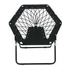 178-1000 Harvil Portable Hexagon Bungee Chair Black 810059031036