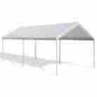 19579 Caravan Canopy White Carport Truck Boat Shelter Driveway Tent Shade 10 X 20 Steel Frame 721272219579