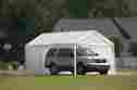 Sl23572 2-in-1 Shelter Logic Fr Canopy Pack 10 X 20 Ft 2 8-leg Frame Enclosure Kit White 4431999941115