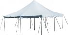 20 X 30 White Deluxe Economy Pole Tent Top Only 750022459149