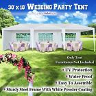 21706 Unbranded Pavilion Canopy Sidewalls White Heavy Duty Tents 695633421706