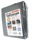 22030 Foremost Tarp Silver Brown Super Heavy Duty Polyethylene 749856220308