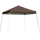 6775990 22708 Shelterlogic Pop Up Canopy Tent Slant Leg Brown 677599227080
