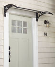 285163010 Unbranded Natural Sunlight Door Canopies Shade Shelter Weather Protector Black